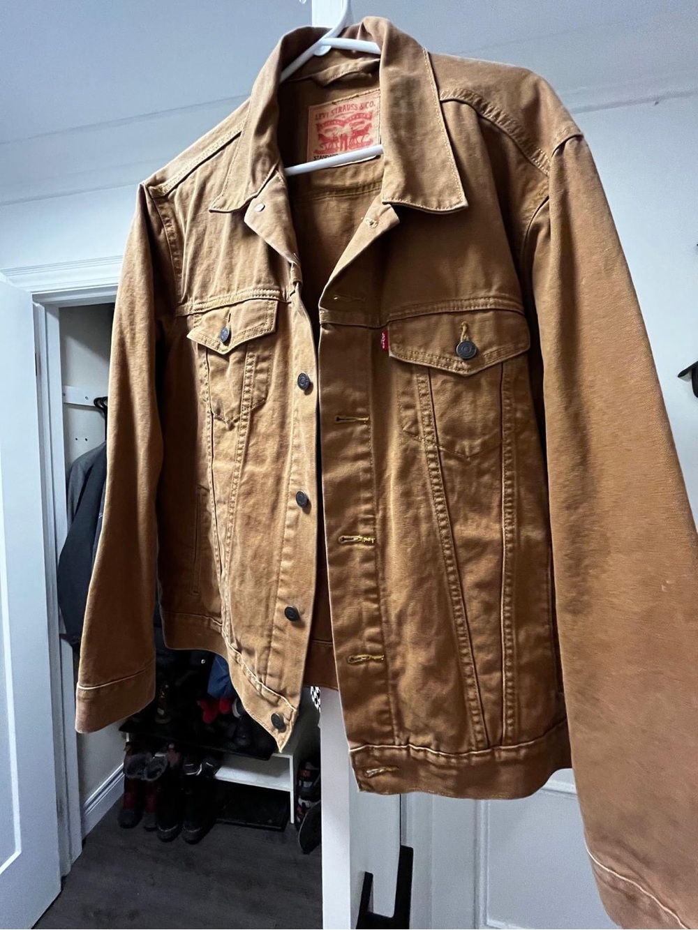 Levi's Tan/Brown Denim Trucker Jacket